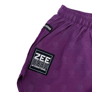Shorts MMA 2 en 1 de haute qualité, non tissés, solides, confortables, au design moderne, élégants et tendance pour l'entraînement de combat pour hommes - Product Image 4