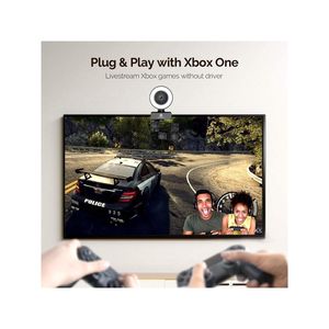 HD 1080P <span class=keywords><strong>PC</strong></span> 웹캠 자동 초점 USB 컴퓨터 비디오 카메라 링 라이트 마이크 조명 보정 스트리밍 회의 게임 - Product Image 4