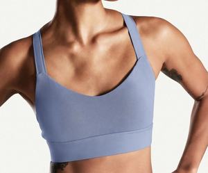 Hot Sale Custom Stretchy Lightweight Back <b>Cross</b> Strap Fitness Crop <b>Top</b> Training Sports Gym Workout Women's Yoga Bra - Product Image 1