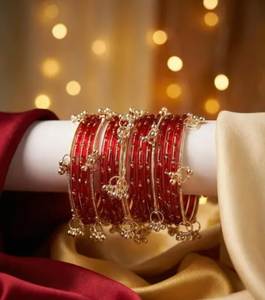 Bracelets géométriques plaqués argent/or, couleurs et tailles personnalisées, très demandés, bijoux pour femmes, style traditionnel indien/pakistanais - Product Image 5