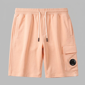 Pantalones Cortos Cargo de Cintura Media Color Durazno para Hombre, de Alta Calidad, con Cordones Ajustables, Precio Económico, 100% Algodón, Ropa de Verano para Hombre - Product Image 1