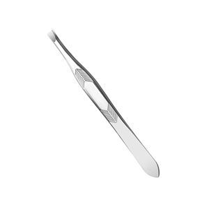 Pinzas para Cejas 2 en 1 Hechas a Mano de Acero Inoxidable de UBI con Punta Inclinada y Peine Integrado para un Modelado y Cuidado Precisos - Product Image 1