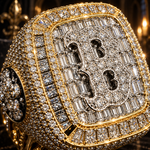 Bague initiale VVS Moissanite taille baguette, en argent 925, sertie de halo carré, style hip-hop, pour homme, bijoux fins, vente chaude - Product Image 2