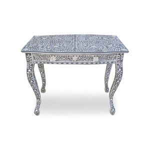 Luxury Wooden Bone Inlay Console Table With Decorative Drawer Storage For Premium Interior Spaces - Product Image 6