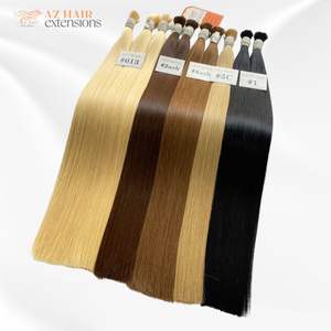 Vente en gros d'extensions de cheveux humains en vrac cuticules de cheveux vierges bruts non transformés alignés 100% paquet de cheveux vietnamiens bruts - Product Image 2