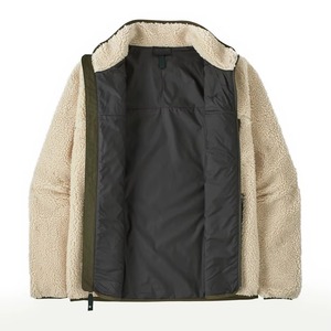Vestes pour hommes de qualité supérieure, unisexes, avec logo personnalisé, collection hiver, en tissu matelassé coupe-vent, en laine, en sherpa, en polaire - Product Image 2