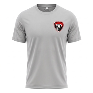 Camiseta Casual de Manga Corta con Cuello Redondo para Hombre, Color Verde Oliva, Diseño Personalizado Dumela, Corte Ajustado, Secado Rápido, Transpirable, 100% Poliéster Tejido - Product Image 1