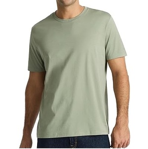 Camisetas al por mayor OEM personalizadas de corte holgado y cuello redondo para hombre, ropa deportiva, ropa de calle, camisetas de manga corta para hombre. - Product Image 1