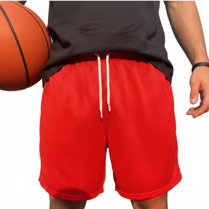 กางเกงขาสั้นผู้ชายพิมพ์ลายแบบซับลิเมชั่นทั้งตัว เอวสูง ยางยืด ผ้าโพลีเอสเตอร์/คอตตอน ตาข่าย แห้งเร็ว ระบายอากาศดี สไตล์สตรีทแฟชั่น - Product Image 1