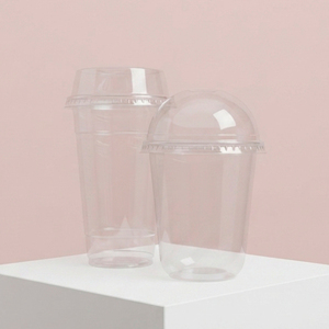 Wholesale Cold <b>Drink</b> Coffee PP/PET <b>Plastic</b> <b>Cup</b> With Lid 16 20 22oz 95Mm Clear Disposable <b>Cup</b> For Beverage Juice - Product Image 1