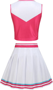 Ensemble d'uniformes de cheerleading personnalisés en polyester/coton de qualité supérieure avec strass pour filles et femmes, idéal pour les équipes de compétition professionnelles - Product Image 2
