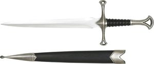 Épée Courte Médiévale Réplique en Acier Inoxydable Faite à la Main de 13,5 po, Mini Épée Fantaisie avec Fourreau, Article de Collection LARP, Vente en Gros OEM - Product Image 4