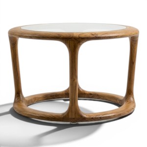 Fabricante de Muebles de Madera de Teca Sostenible, Mesa de Centro Redonda Personalizada de Grado Comercial para Interiores y Exteriores para Proyectos Hoteleros - Product Image 3