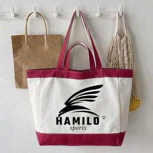 Sac fourre-tout en toile personnalisé le plus vendu – Logo numérique/soie/thermocollant/broderie – Cadeau d'entreprise promotionnel – Sac fourre-tout de taille personnalisable - Product Image 2