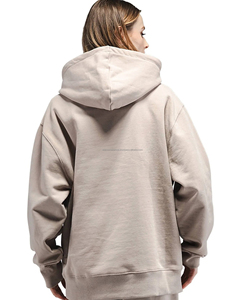 เสื้อฮู้ดดี้คอกลมโอเวอร์ไซส์สำหรับฤดูหนาว น้ำหนัก 370 กรัม พิมพ์ลายปักคุณภาพสูงตามสั่ง ผ้าฝ้ายฟลีซ 100% ระบายอากาศได้ดี - Product Image 5