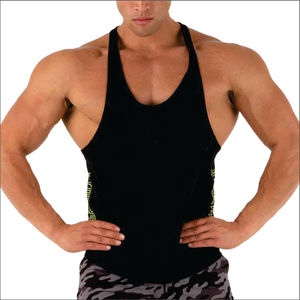 Débardeur tricoté décontracté de qualité supérieure pour hommes, respirant, col rond, idéal pour la gym, vente en gros - Product Image 1