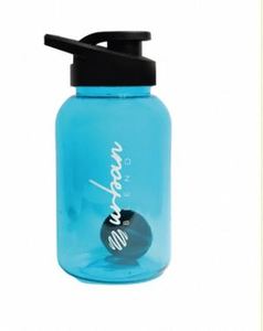 600ml Purple Plastic Blender <b>Bottle</b> Wide Mouth <b>Shaker</b> Container with Carry Strap Mixing Tool for Sports Drink Prep - Product Image 2