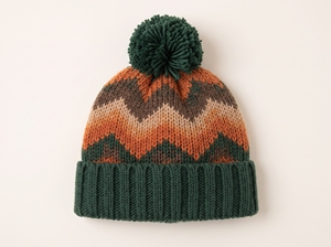 Gorro de Punto a Rayas con Pompón, Modelo 2026, 100% Acrílico, Unisex, para Invierno, Uso Casual para Adultos - Product Image 5