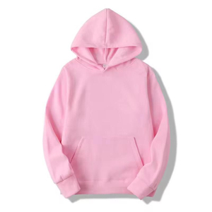 Sweat-shirt à capuche bordeaux pour homme, coupe classique, couleur unie, coton French Terry, vêtement décontracté pour l'automne, tissu léger et doux - Product Image 4