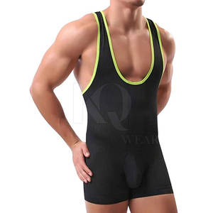 Advanced Fit Lightweight Quick Dry Breathable Wrestling <b>Singlets</b> <b>for</b> <b>Men</b> Supporting Practice Training Gym Workouts Match - Product Image 3