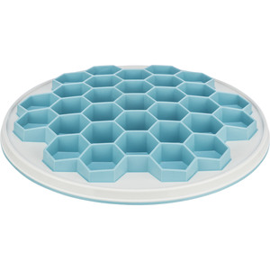 Plateau d'alimentation lente pour animaux de compagnie, 30 cm, gris/bleu, pour animaux de compagnie, bols et mangeoires pour animaux - Product Image 1