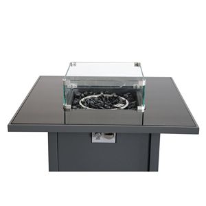 25\" H X 30\" W Steel Outdoor <b>Fire</b> <b>Pit</b> <b>Table</b> with Lid Durable <b>Fire</b> <b>Pits</b> for Outdoor Use - Product Image 5
