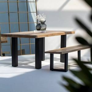 โต๊ะรับประทานอาหารไม้แวนดานา ออเรโอ เอลารา หน้าโต๊ะไม้เนื้อแข็งหนา 7 ซม. ดีไซน์ทันสมัย - Product Image 4