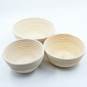 Cesta de fermentación de pan artesanal al por mayor, cesta de fermentación de masa de pan de ratán natural para panificación con masa madre - Product Image 5
