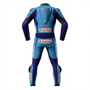ชุดมอเตอร์ไซค์ Luca Marini MotoCP รุ่น Zonda 1 ชิ้น ทำจากหนังวัว/หนังจิงโจ้ สำหรับแข่งรถ/ขี่มอเตอร์ไซค์/จั๊มสูทขี่มอเตอร์ไซค์/ชุดหนัง CE - Product Image 2