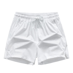 Pantalones Cortos Deportivos Casuales para Hombre, Transpirables, de Tela Oxford, Cintura Elástica, Secado Rápido, con Bolsillos, Diseño Liso - Product Image 4