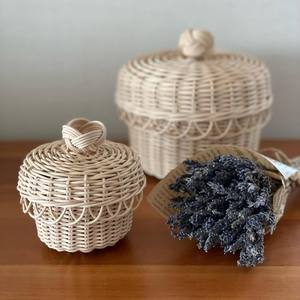 Conteneurs de rangement de qualité supérieure directement de l'usine, boîtes de rangement en rotin à prix avantageux, boîte-conteneur économique - Product Image 6