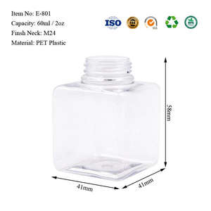 Wholesale 60ml for PET Plastic Square Foam Soap <b>Pump</b> <b>Bottle</b> Custom Color Silk Screen Printing Cosmetic Use High Quality - Product Image 6