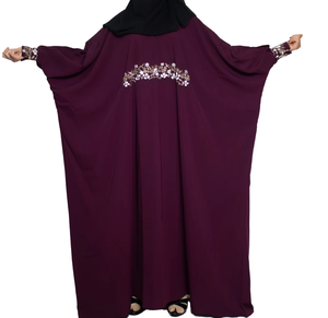 Wholesale Women <b>Eid</b> Muslim Abaya <b>Dress</b> <b>Long</b> Robe Arab Dubai Modest Abayas Solid Color Double Layer Traditional Abayas <b>for</b> Girls - Product Image 6