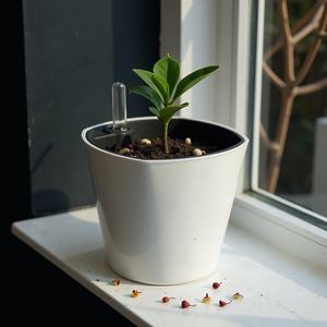 2025 Hot Deal Maceta de autorriego de plástico PP con indicador de nivel de agua para decoración de mesa - Product Image 2