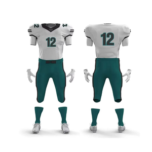 Uniforme de football américain de haute qualité pour adultes, ensemble de maillot et de pantalon sublimés, uniforme d'entraînement sportif professionnel pour équipes - Product Image 6