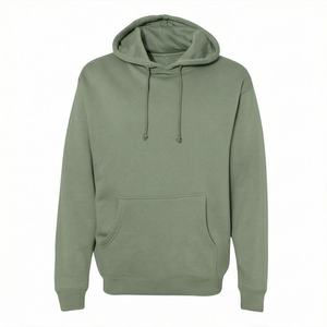 เสื้อฮู้ดดี้ผู้ชายผ้าคอตตอน 100% หนัก 450GSM สกรีนโลโก้ OEM แบบกำหนดเอง ทรงโอเวอร์ไซส์ ไหล่ตก ชายเสื้อครอป ทรงหลวม ใส่ได้ในฤดูหนาว - Product Image 1