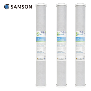 Charbon actif en coque de noix de coco certifié WQA pour la réduction du goût et des odeurs, cartouche de filtre à eau de qualité supérieure, best-seller sur le marché - Product Image 1
