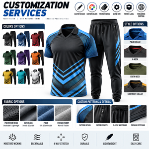 Uniforme de Cricket Personalizado para Hombre, Conjunto de Camiseta y Pantalones Sublimados, Transpirable, de Secado Rápido, Kit Deportivo para Equipo, Marca Privada OEM - Product Image 4