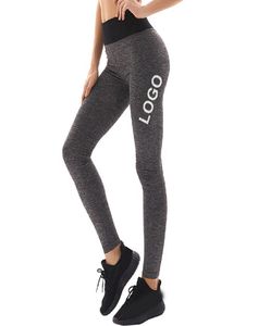 เลกกิ้งโยคะขายดี ออกแบบเองได้ เอวสูง ระบายอากาศดี ผลิตจากวัสดุวิสโคสผสมอีลาสเทน ดีไซน์เรียบง่าย ความยาวเต็มตัว - Product Image 1