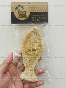 รังบวบเคี้ยวของเล่นรูปปลาธรรมชาติสำหรับ100% ทำความสะอาดฟันสุนัขและแมวทำความสะอาดฟันต้านทานการกัดสำหรับกระต่าย - Product Image 5