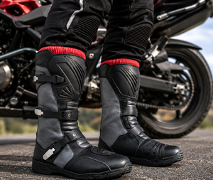 Heavy Duty ADV Custom Made Men's Adventure Riding <b>Boots</b> | Waterproof | CE Standard | Quick Dry Breathable | All Motorcycle | All - Product Image 1