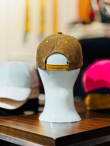 Unisex Corduroy <b>Baseball</b> <b>Cap</b> Solid Color Fitted 6-Panel Hat Casual Spring Summer Adult 58-60CM - Product Image 3