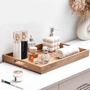 Plateau de petit-déjeuner en bois écologique, magnifiquement fabriqué à la main, avec finition polie, design multifonctionnel et charme moderne - Product Image 4