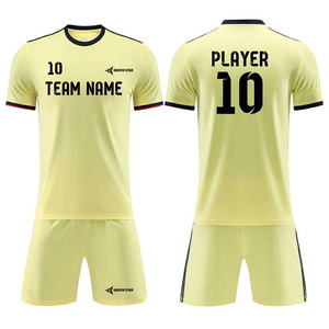 DAIZEN STAR Custom Team Name Soccer Jersey Set Short Sleeve Crew Neck Sublimated Geometric Print Moisture Wicking 100% Polyester - Product Image 1