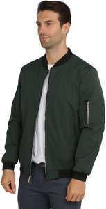 Veste coupe-vent réversible unisexe personnalisée avec fermeture éclair, coupe-vent, réfléchissante, protection UV, veste d'extérieur OEM - Product Image 2