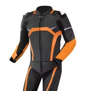 ชุดมอเตอร์ไซค์หนังแท้ SATEX รุ่น Unisex ระบายอากาศได้ดี ไซส์ใหญ่พิเศษ - ชุดนิรภัยสำหรับการแข่งรถยอดนิยม - Product Image 3