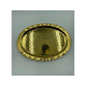 Customized <b>Stainless</b> <b>Steel</b> Serving <b>Tray</b> Stylish New Arrival Decorative Food Snack Dessert Tea Coffee <b>Tray</b> For Home Hotel Use - Product Image 5