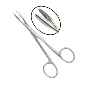 Pinces chirurgicales manuelles en acier inoxydable, modèle français, 125 mm, pour pansements, usage hospitalier, ensemble d'instruments Shuja Surgico - Product Image 1