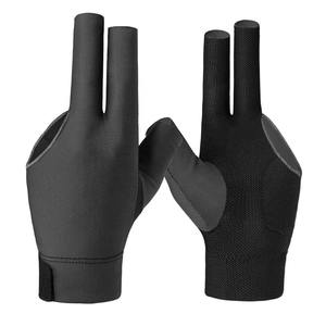 Wholesale Custom Left Five Finger Nylon Spandex Lightweight Non-Slip Comfortable Sweat <b>Pool</b> <b>Cue</b> Snooker Gloves - Product Image 5