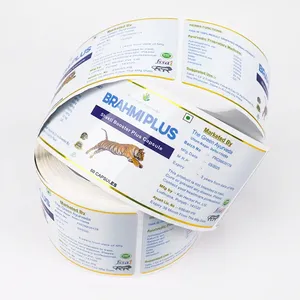 Rollo de Etiquetas Holográficas 3D Personalizadas con Estampado en Dorado - Etiquetas Adhesivas de Vinilo con Logotipo para Empaquetado - Product Image 5